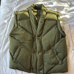 Blank NYC Olive Green Puffer Vest